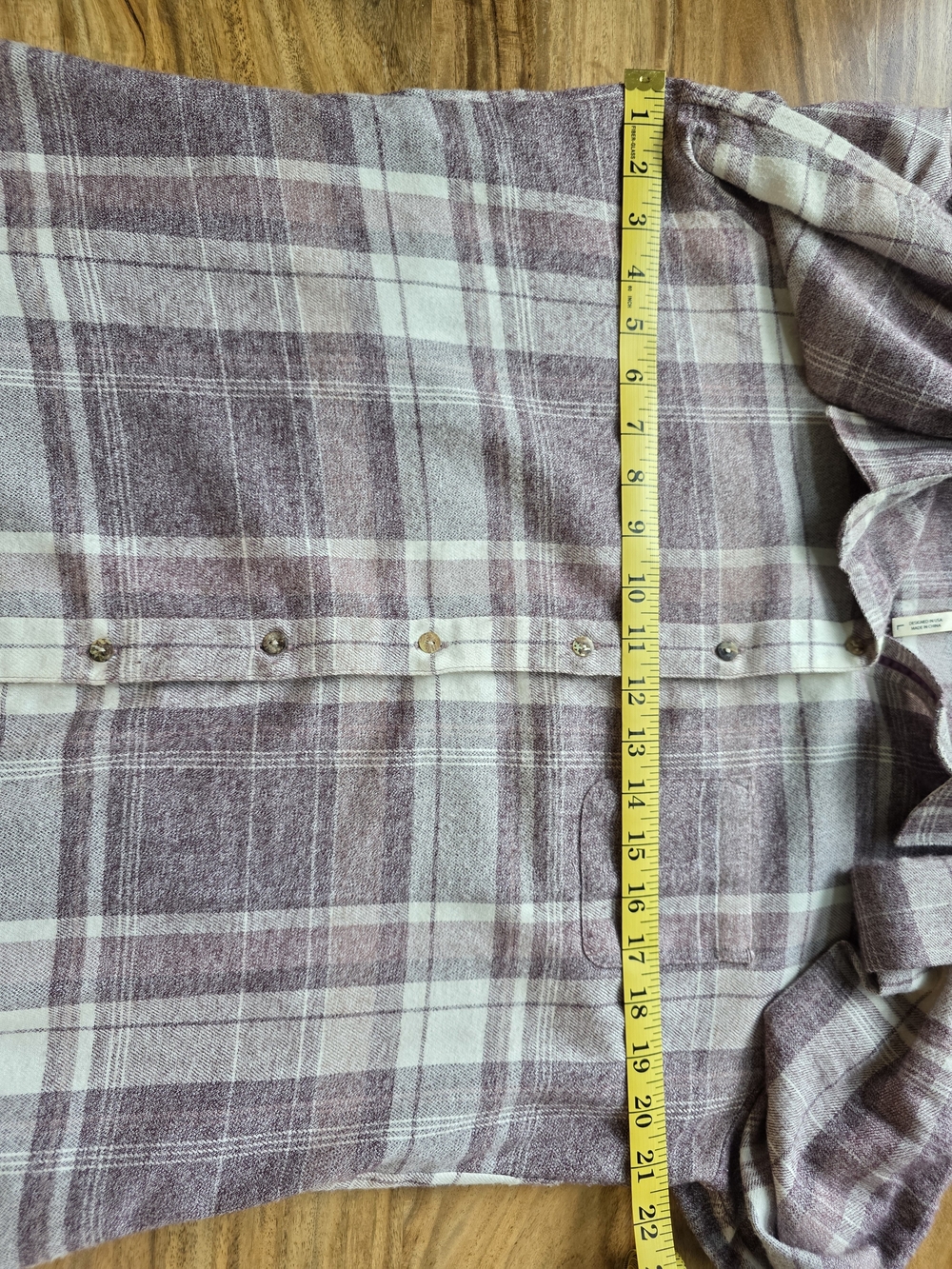 KÜHL Kamila.Flannel Shirt In Women's Large. Purple and White Plaid. - Picture 9 of 10